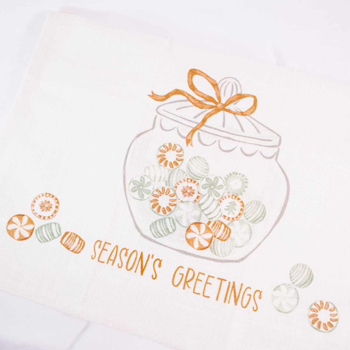 Holiday Jar Tea Towel