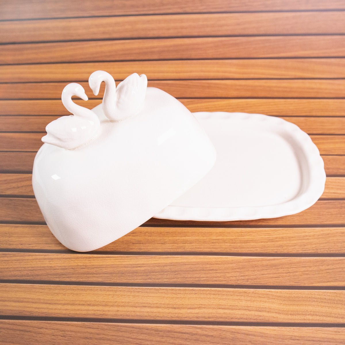 Swan Butter Dish