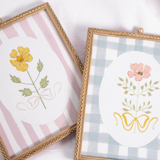 Flower Framed Wall Art