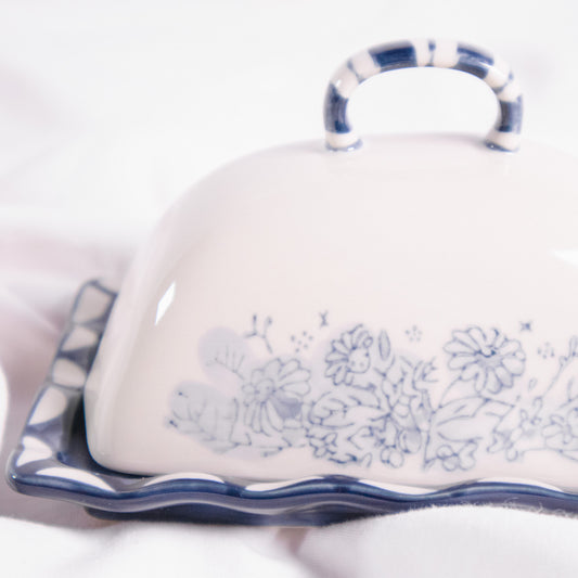 Floral Butter Dish