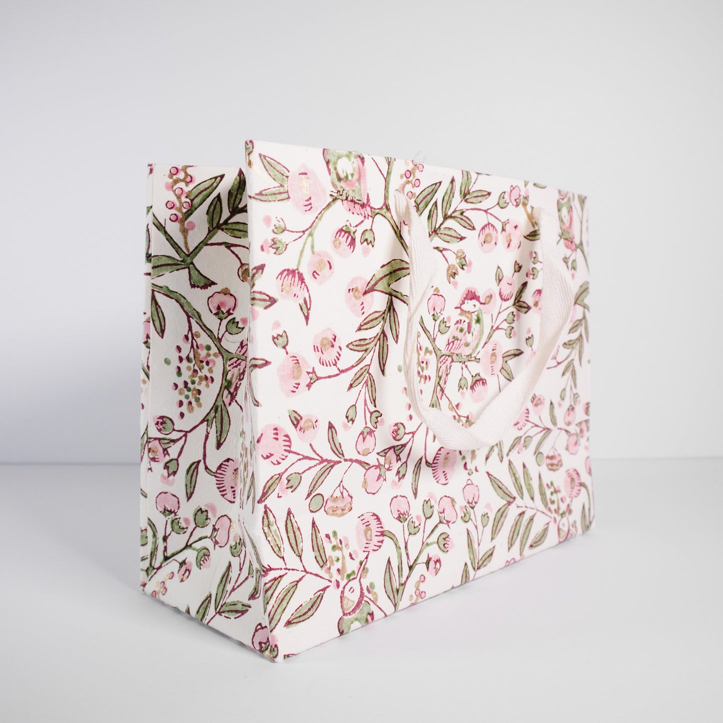Medium Blush Floral Gift Bag