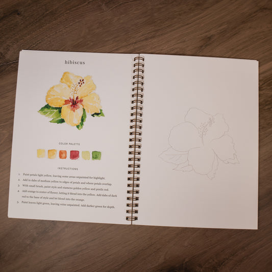 Tropical Watercolor Workbook