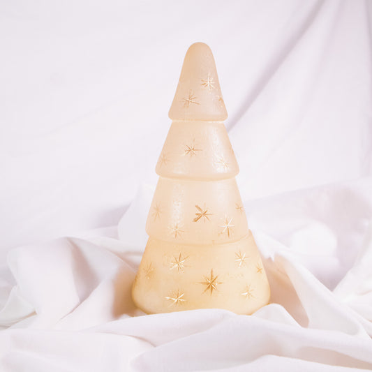Winter White Tree Candle