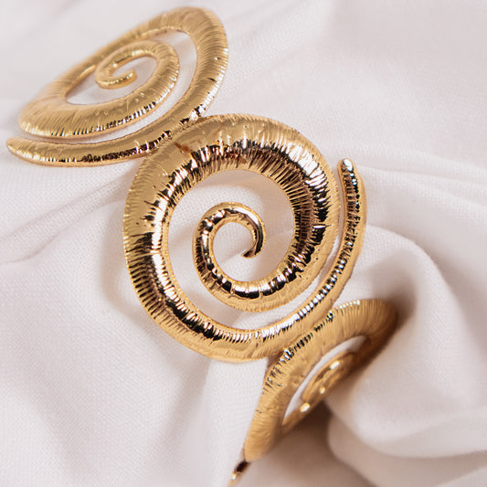 Spiral Cuff Bracelet