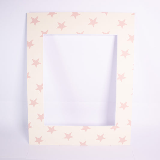 Pink Stars Photo Mat