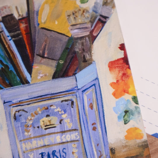 Paintbrushes Postcard