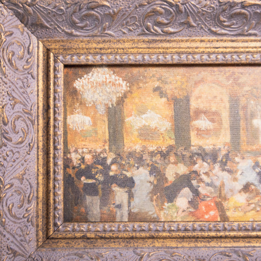 Dinner At The Ball Framed Wall Art