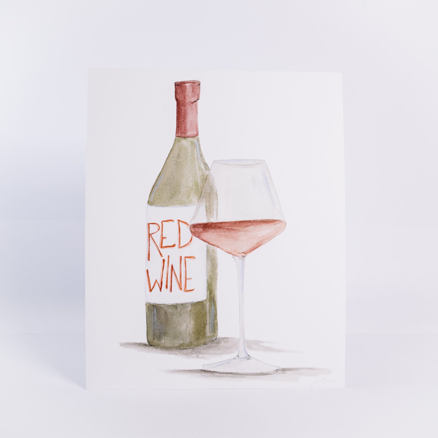Red Wine Wall Art Print