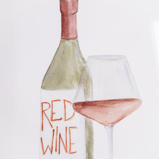 Red Wine Wall Art Print
