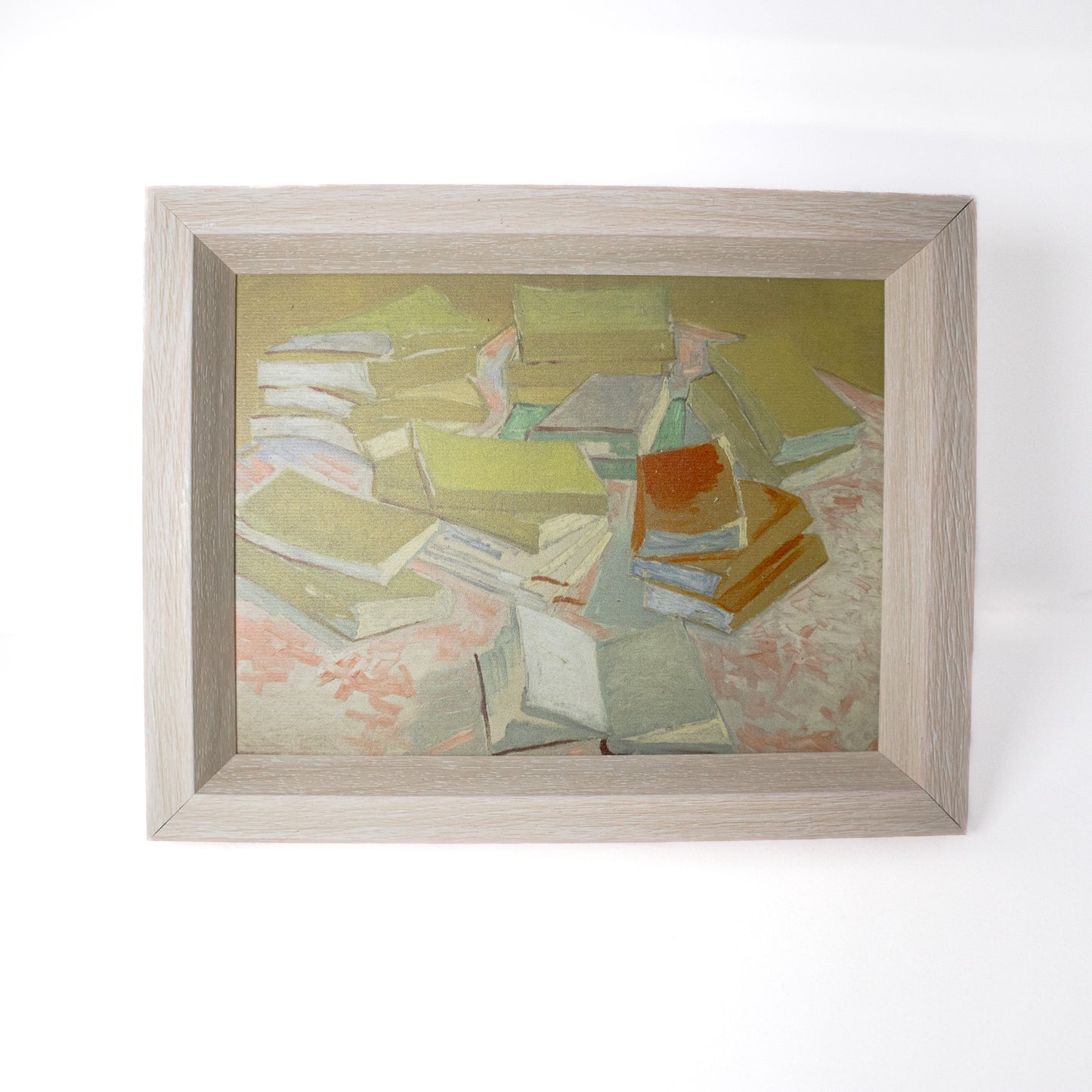 Piles Of Books Framed Wall Art