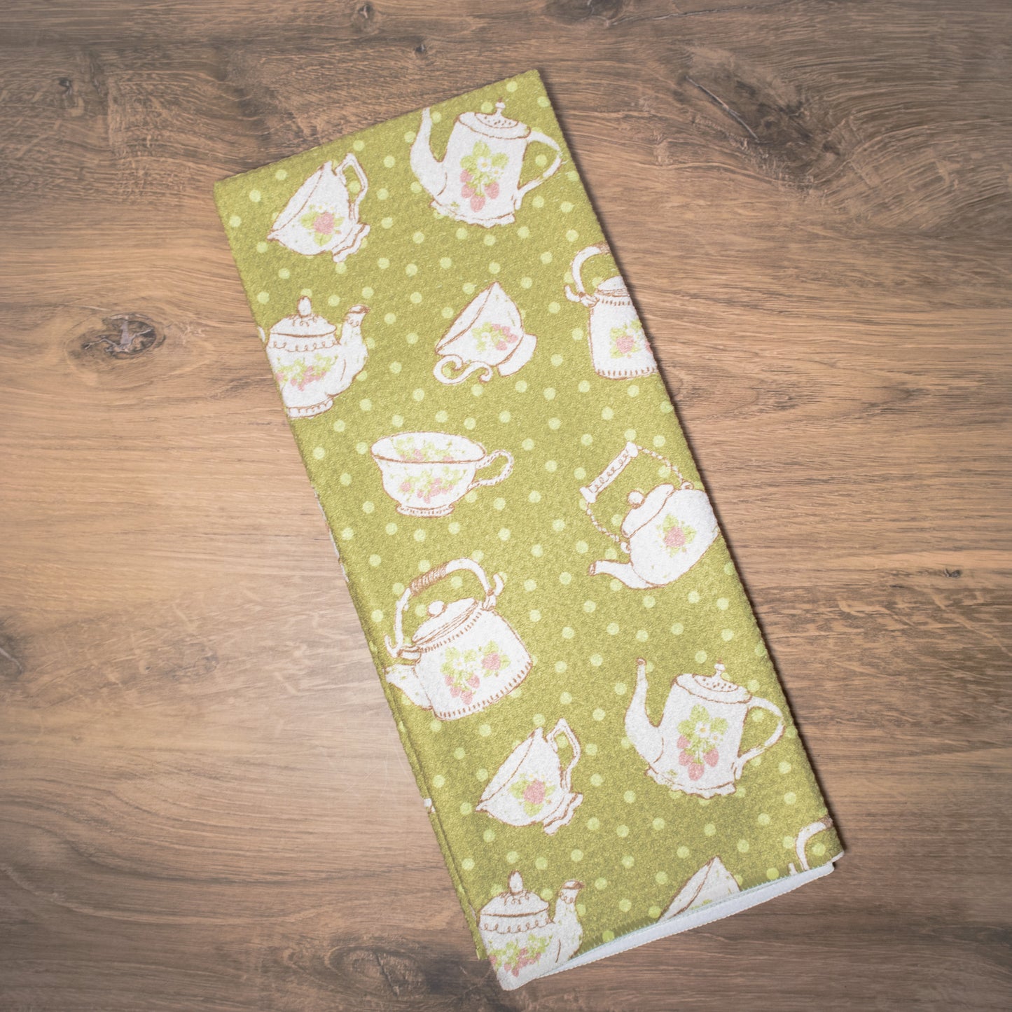 Strawberry Tea Geometry Tea Towel