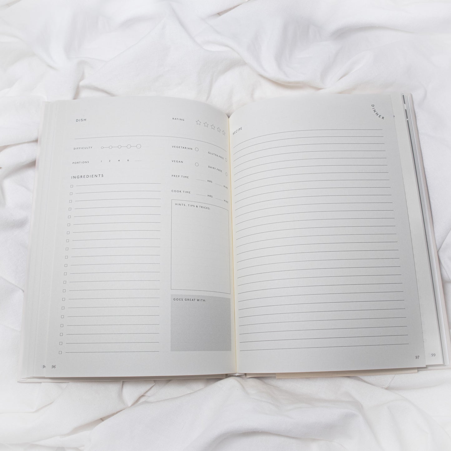 Ceramic Recipe Journal