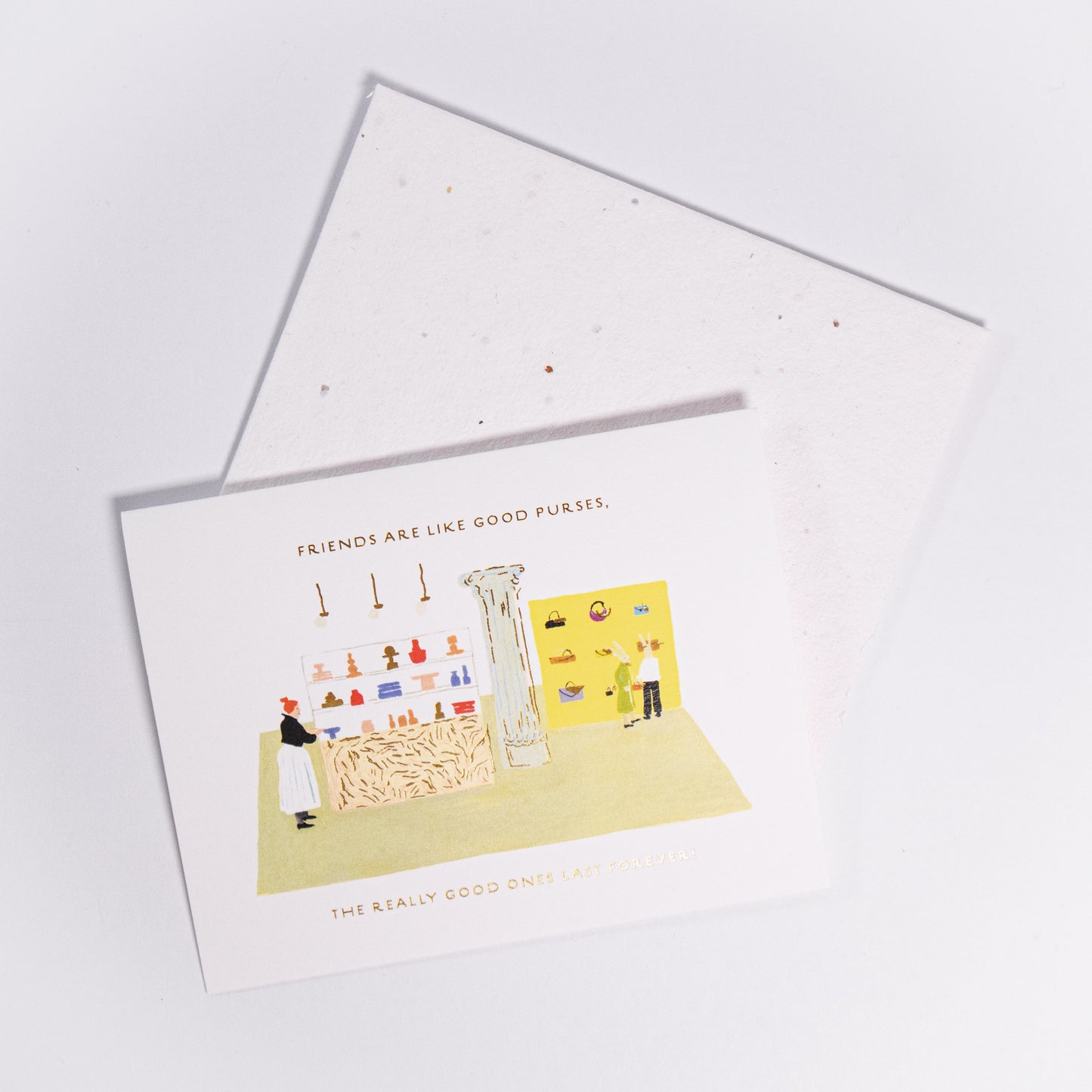 Friends Are Like Purses Greeting Card