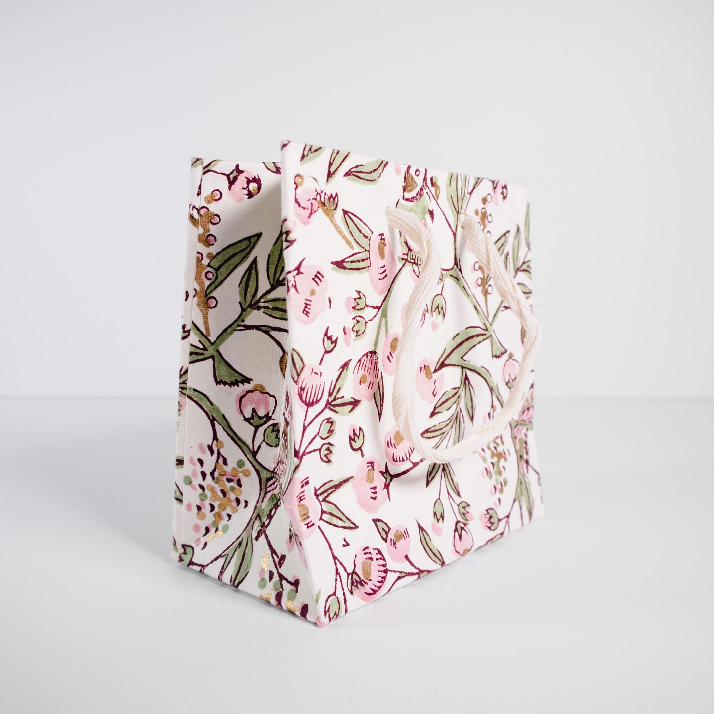 Small Blush Floral Gift Bag