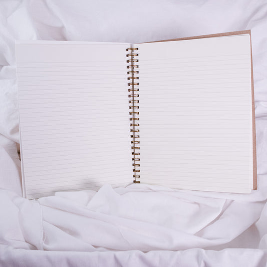 Lemon Lined Spiral Notebook