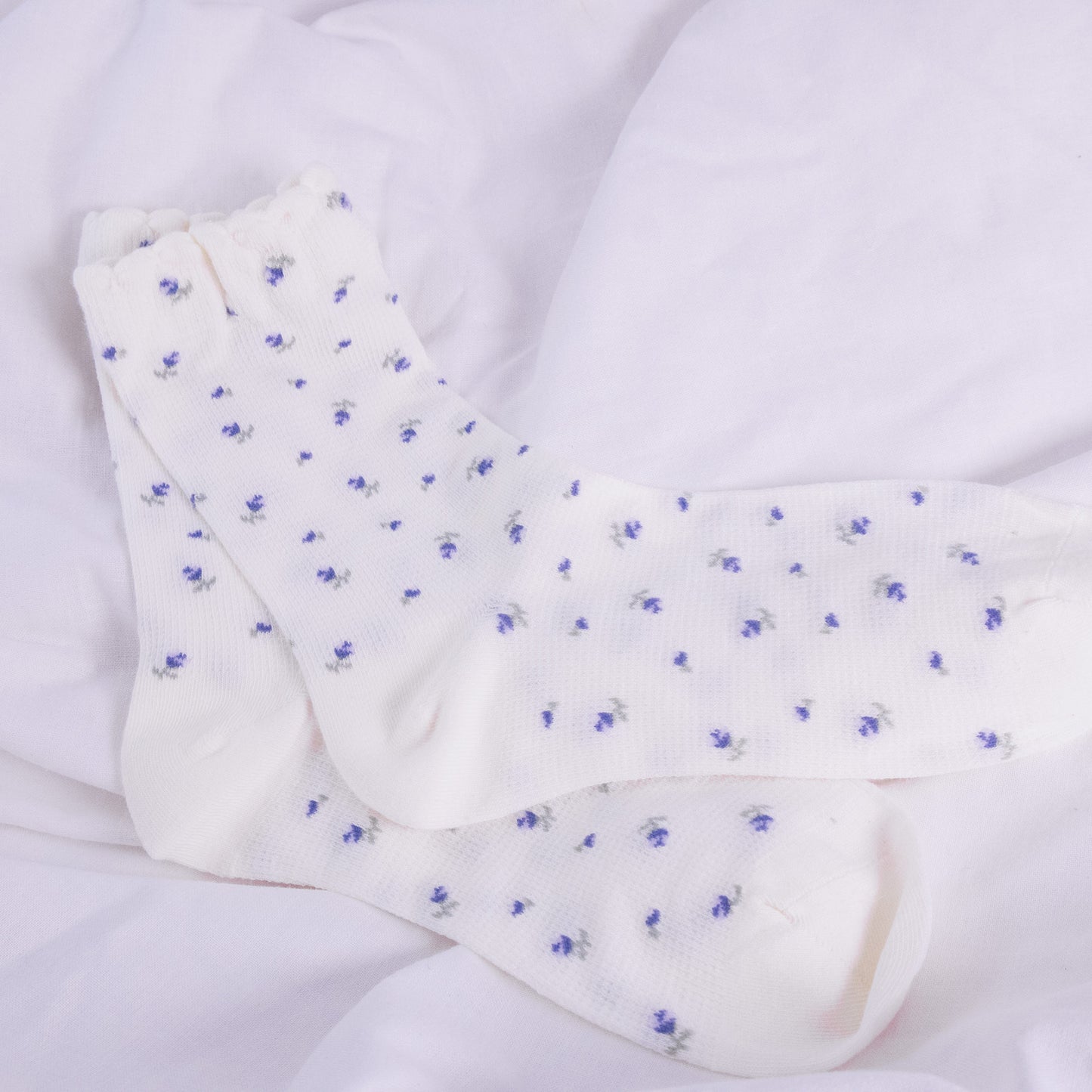 Rosy Floral Socks