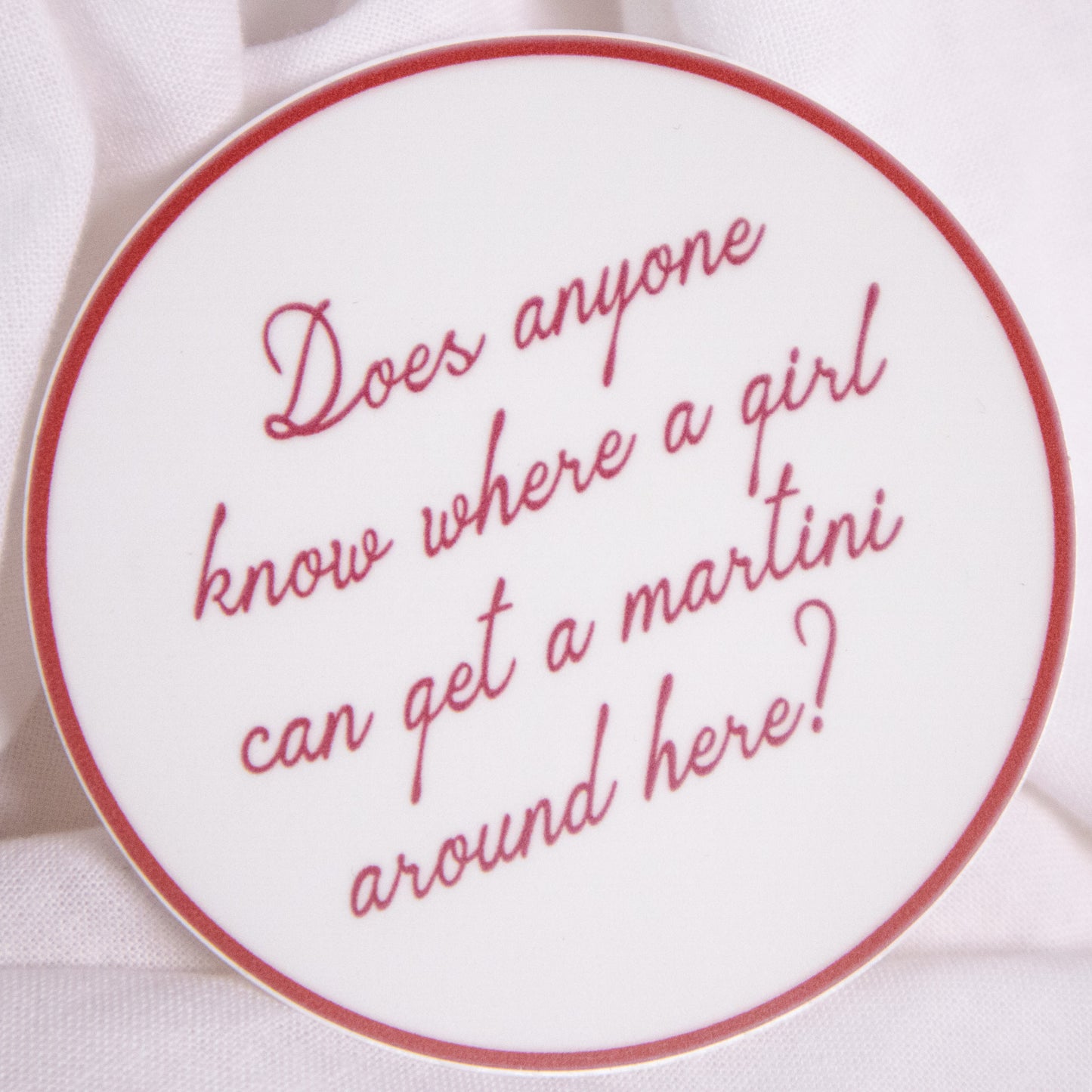 Girls Want Martinis Sticker