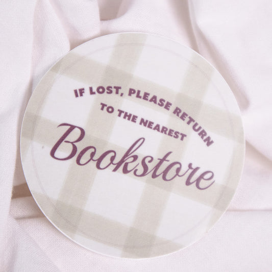 Please Return To The Bookstore Sticker
