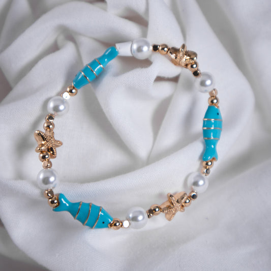 Fish Bead Bracelet