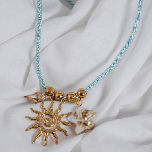 Summer Rope Charm Necklace