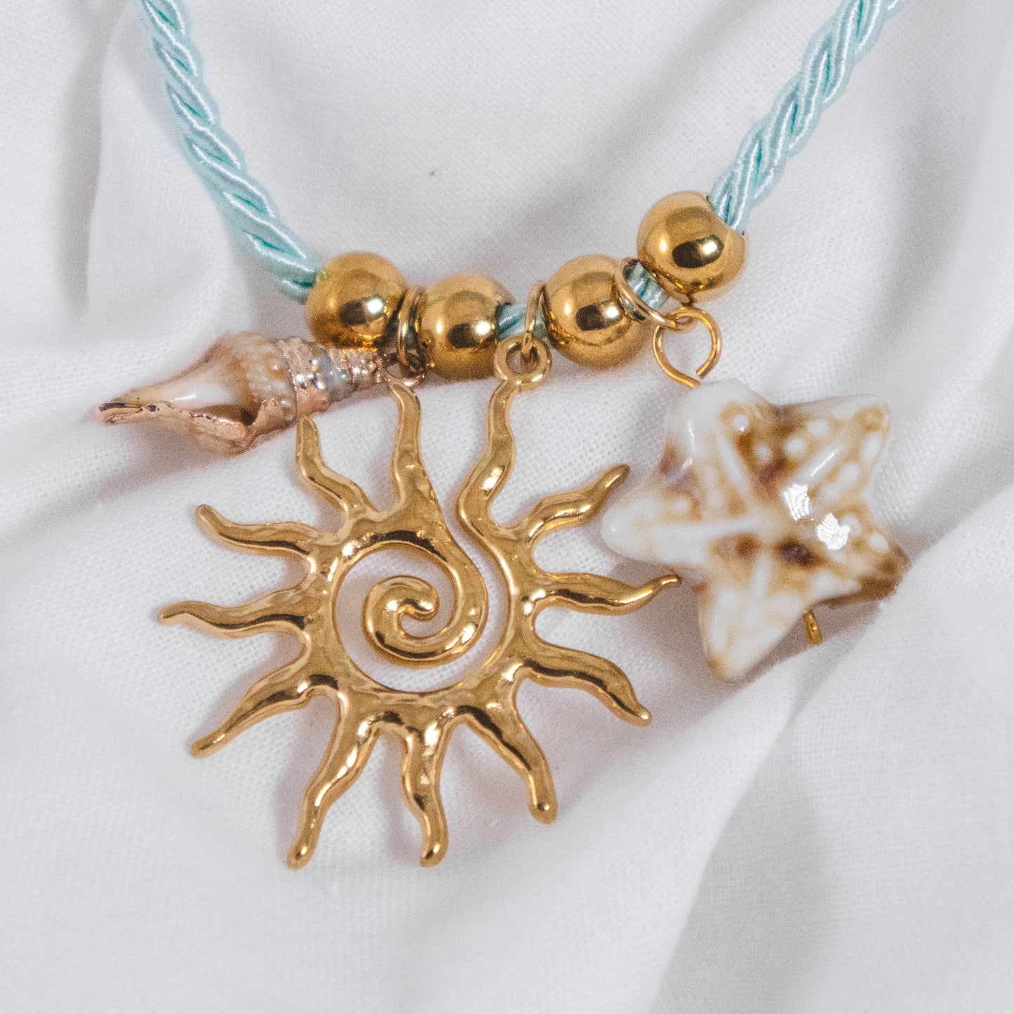 Summer Rope Charm Necklace