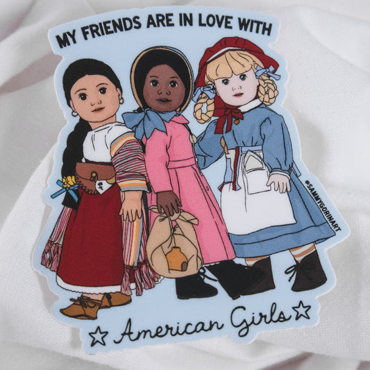 American Girls Vinyl Sticker
