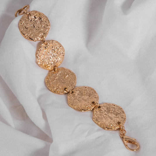 Gold Coin Bracelet