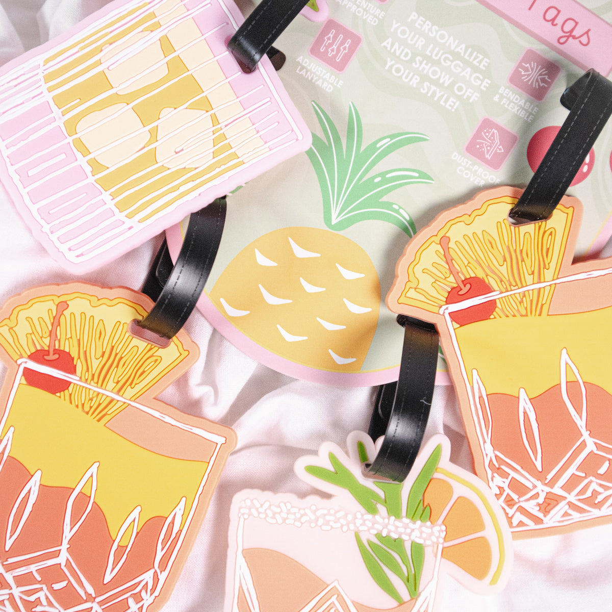 Tropical Drink Luggage Tags