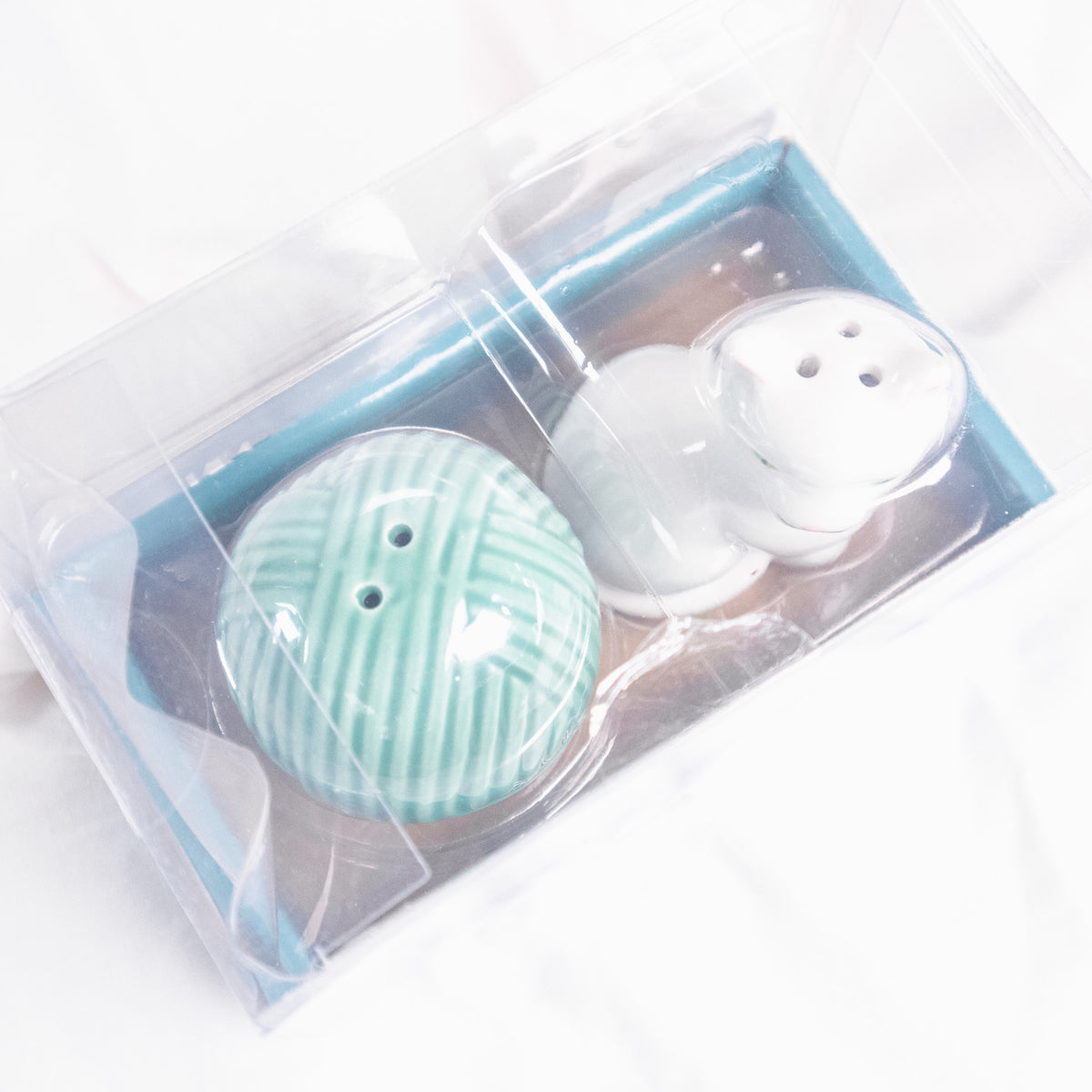 Cat and Yarn Salt and Pepper Shakers