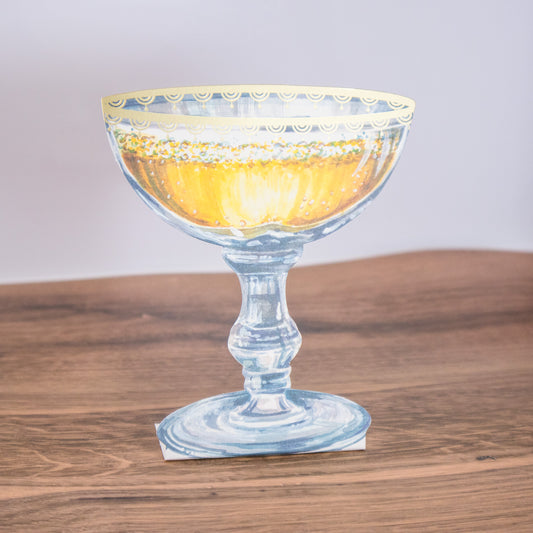 Champagne Coupe Place Cards
