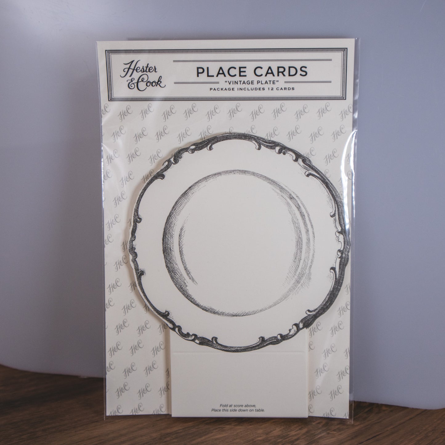 Vintage Plate Place Cards
