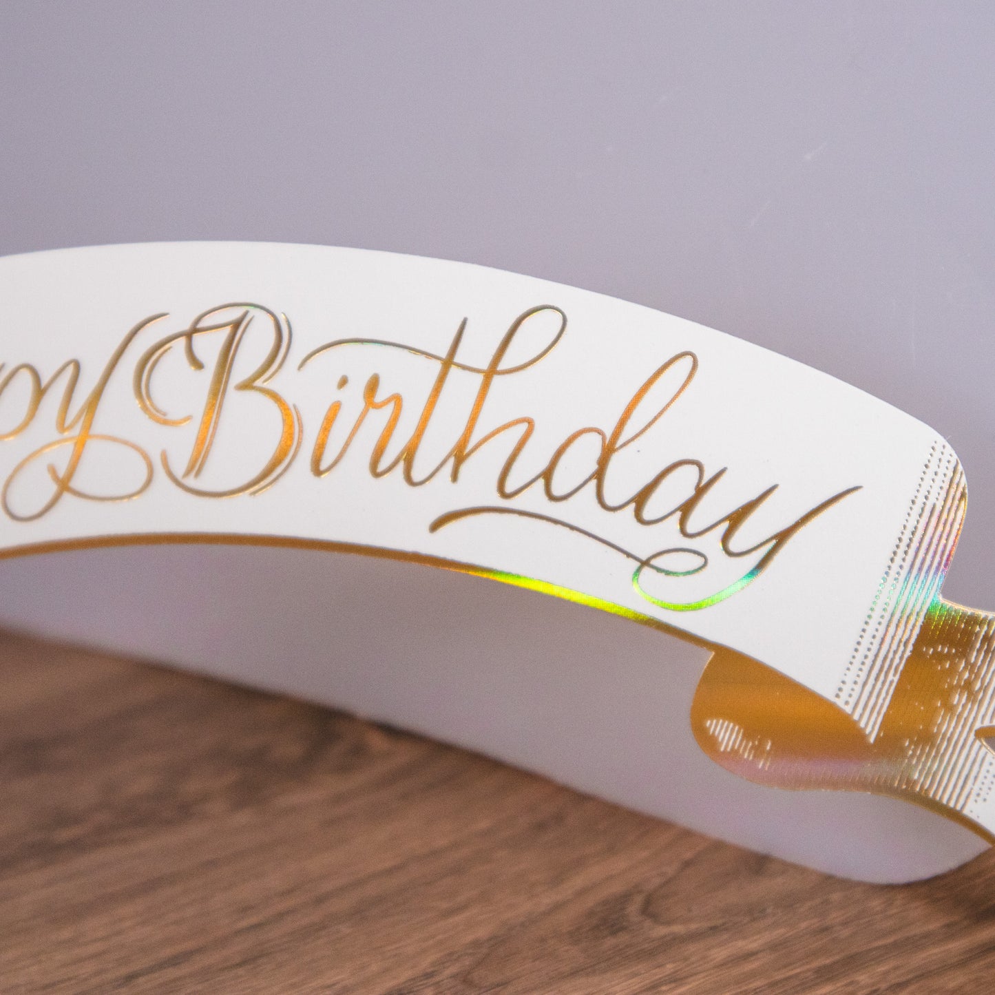 Birthday Banner Table Accents