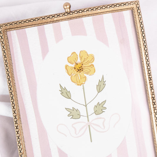 Flower Framed Wall Art