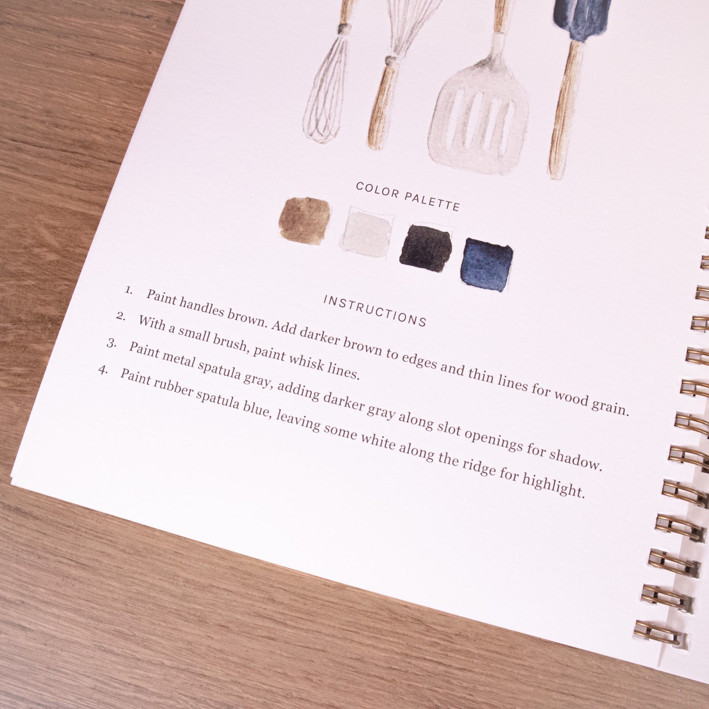Baking Watercolor Workbook
