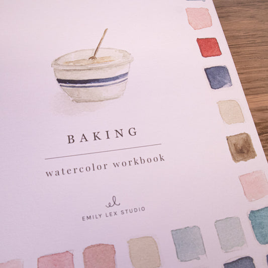 Baking Watercolor Workbook