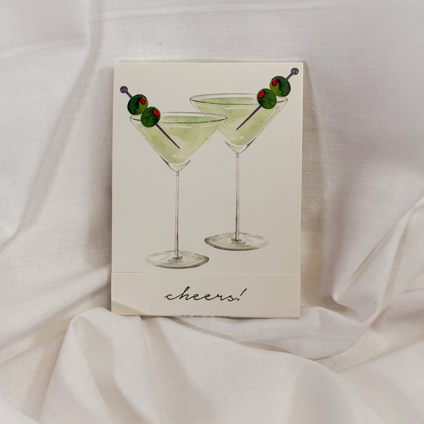 Martini Cheers Matchbook