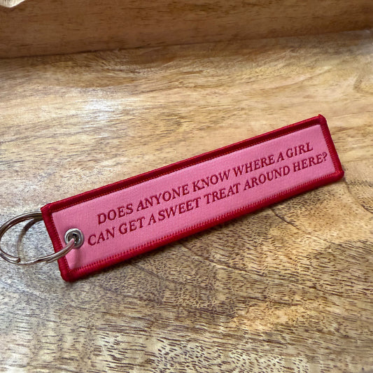 Sweet Treat Embroidered Keychain