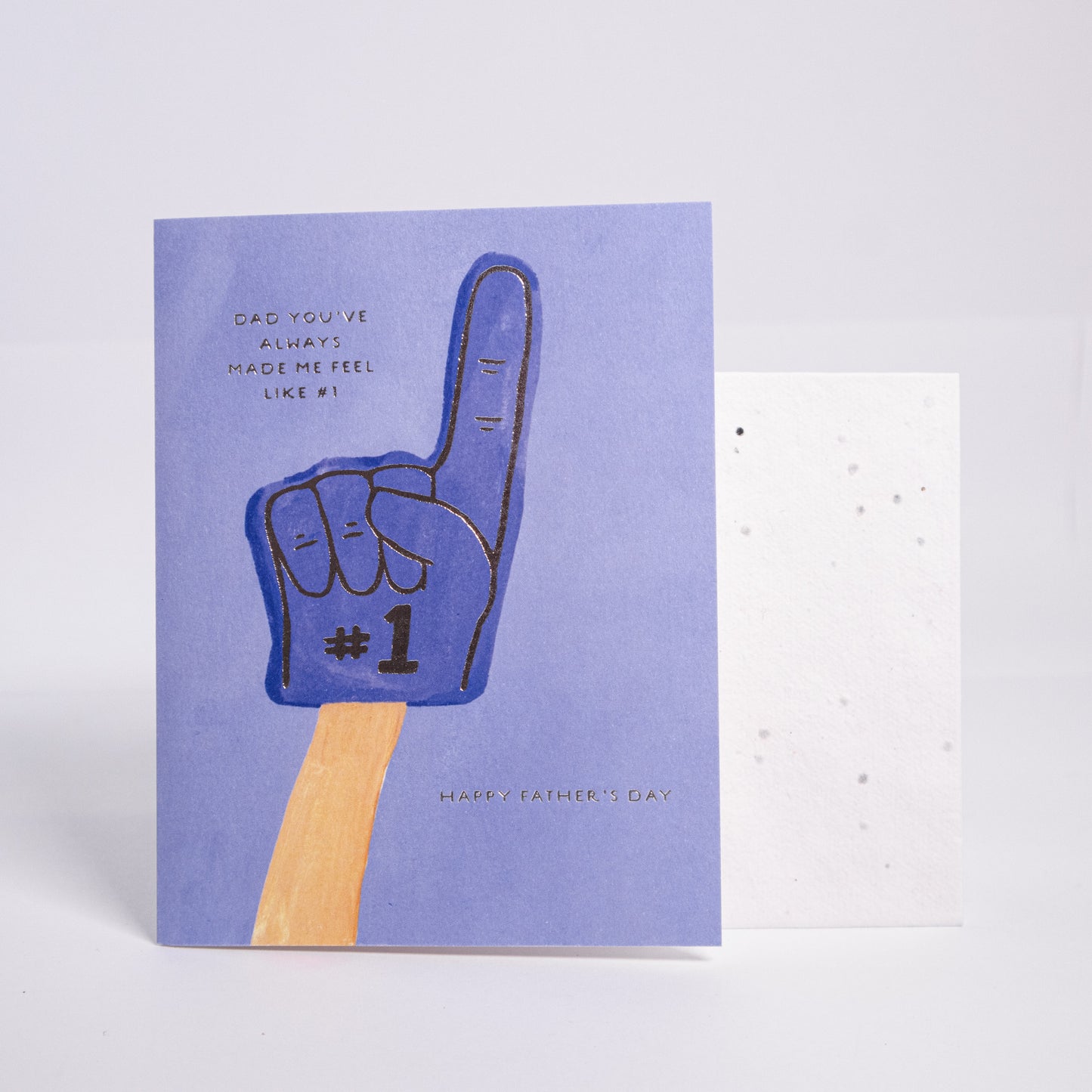 Foam Finger Father's Day Greeting Card