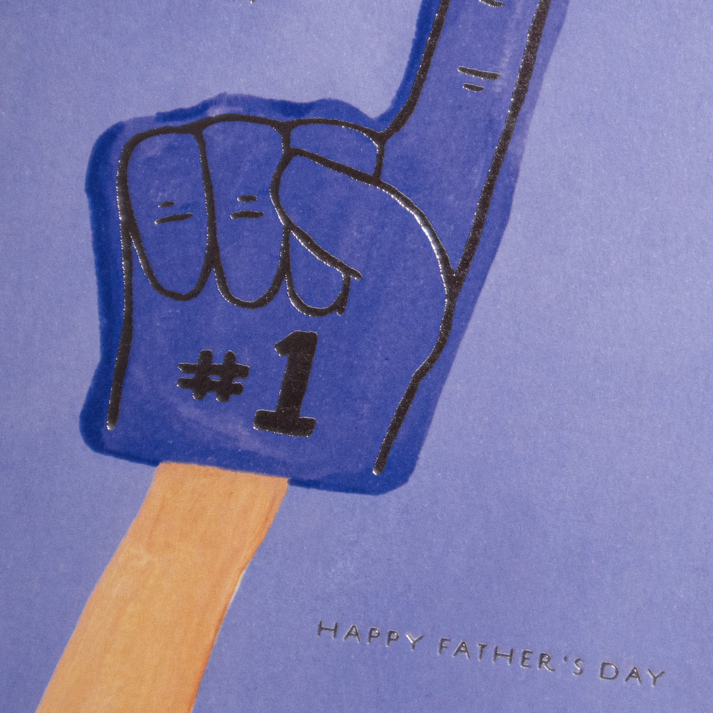 Foam Finger Father's Day Greeting Card