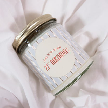 21st Birthday Candle