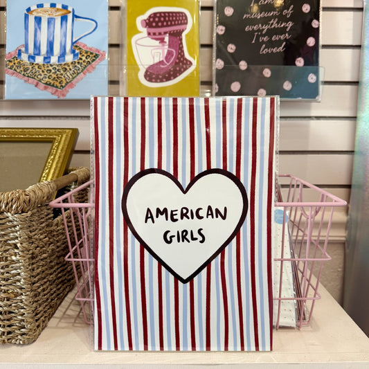 American Girls Wall Art Print