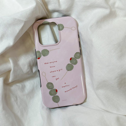 Girls Want Martinis iPhone Case
