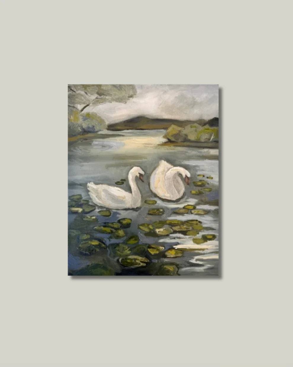 Swan Lake Wall Art Print