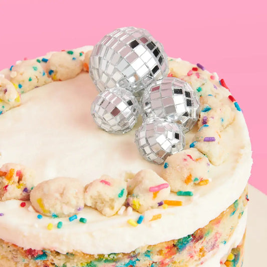 21 Disco Ball Cake Topper