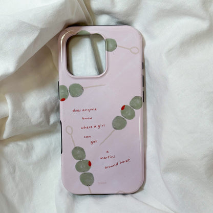 Girls Want Martinis iPhone Case