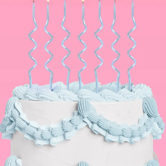 Swirly Cake Candle Set