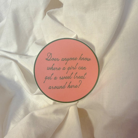 Girls Want Sweet Treats Sticker
