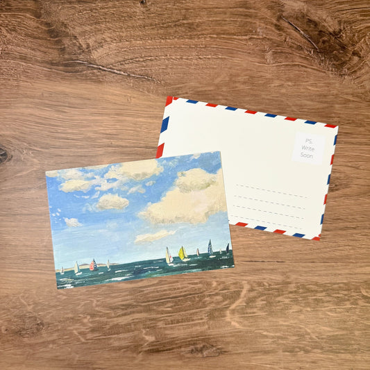 Sailboat Race Postcard