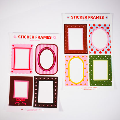 Polaroid Frame Sticker Sheet