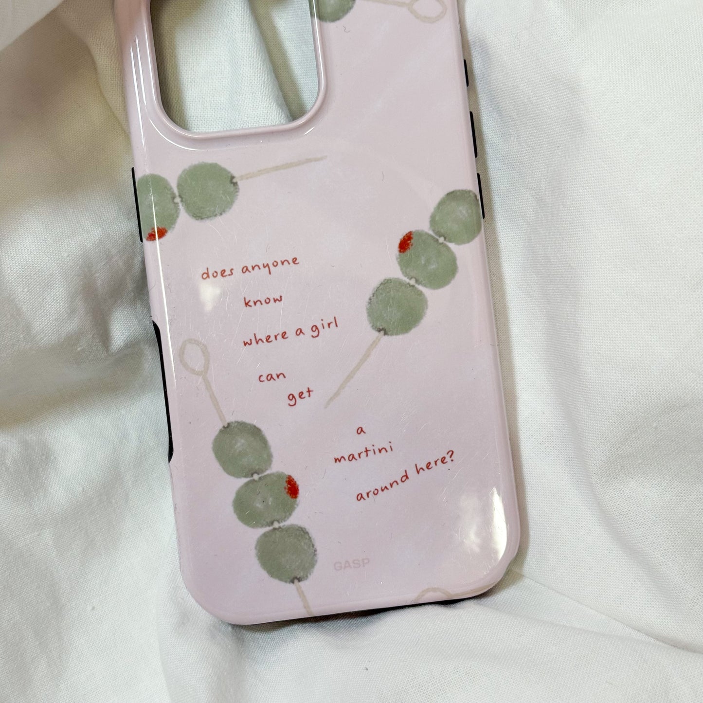 Girls Want Martinis iPhone Case